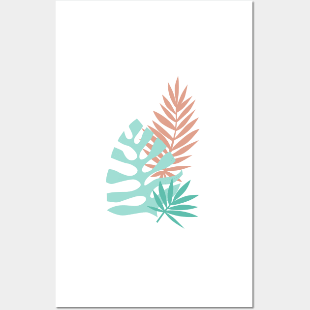 Island Tropical Leaves Wall Art by latheandquill